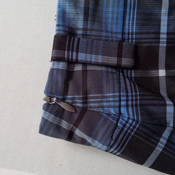 Size 8 - Medium - Nike Golf Dri-Fit Blue Plaid Skort - Picture 5 of 9
